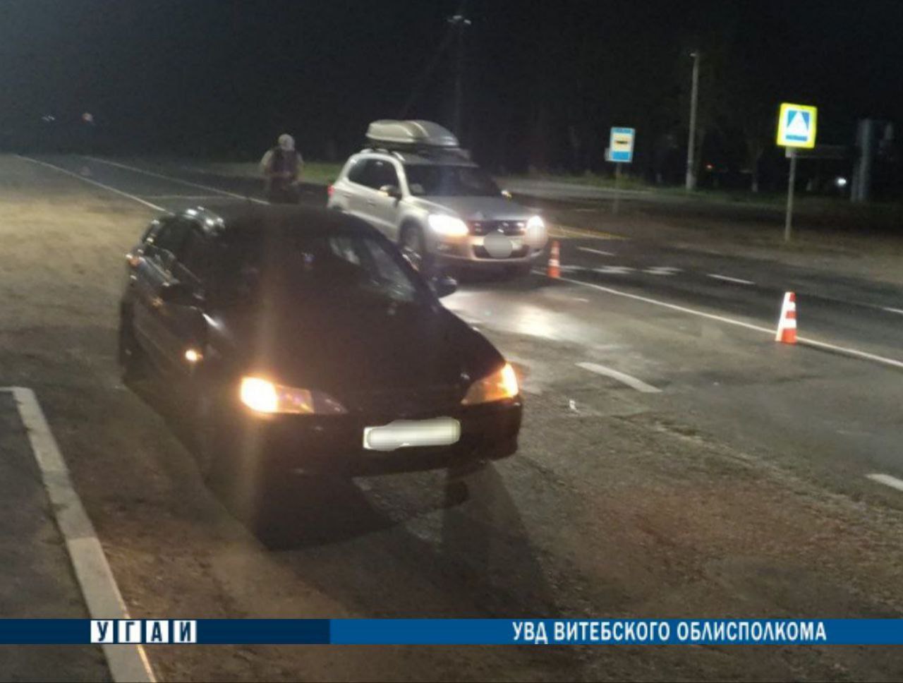 В посёлке Октябрьский Витебского района пешеход попал под колёса автомобиля на пешеходном переходе