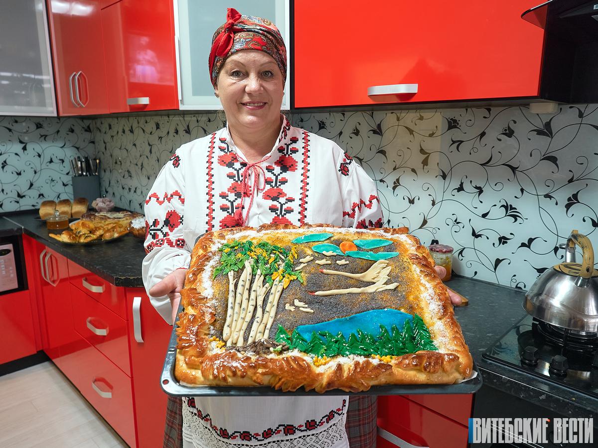 Каравайница из Бешенковичского района поделилась кулинарными секретами и авторским рецептом пирога