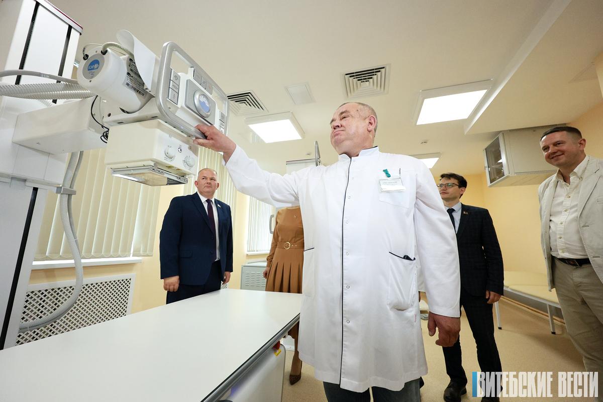 Современный цифровой рентгенодиагностический комплекс «Униэксперт 3 плюс» введен в эксплуатацию в поликлинике № 6 в Витебске