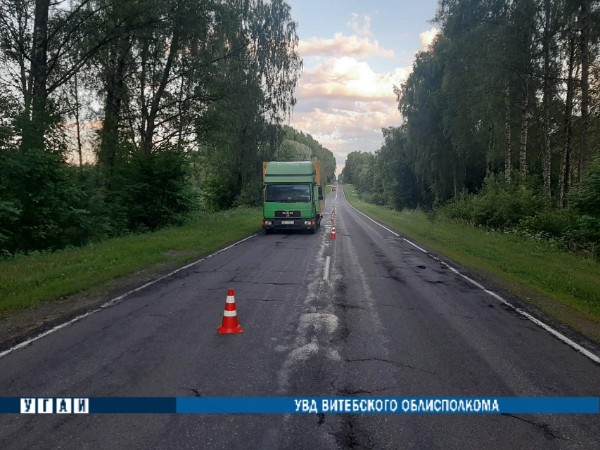 В Полоцком районе грузовик сбил девочку на велосипеде