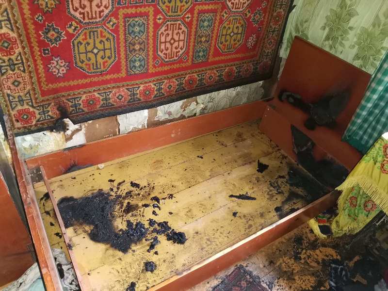 В Миорском районе Витебской области на пожаре погибла пенсионерка