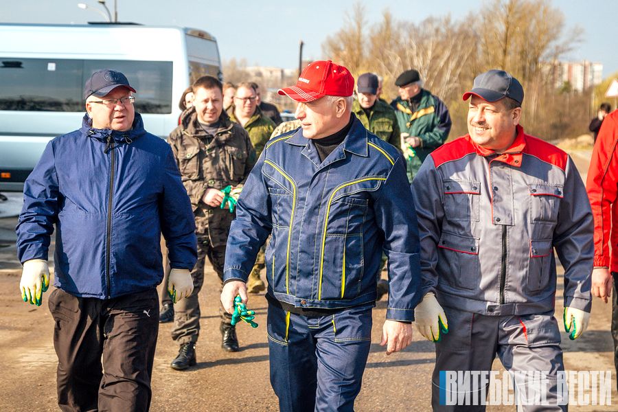 Республиканский субботник 2021 в Витебске гагарина