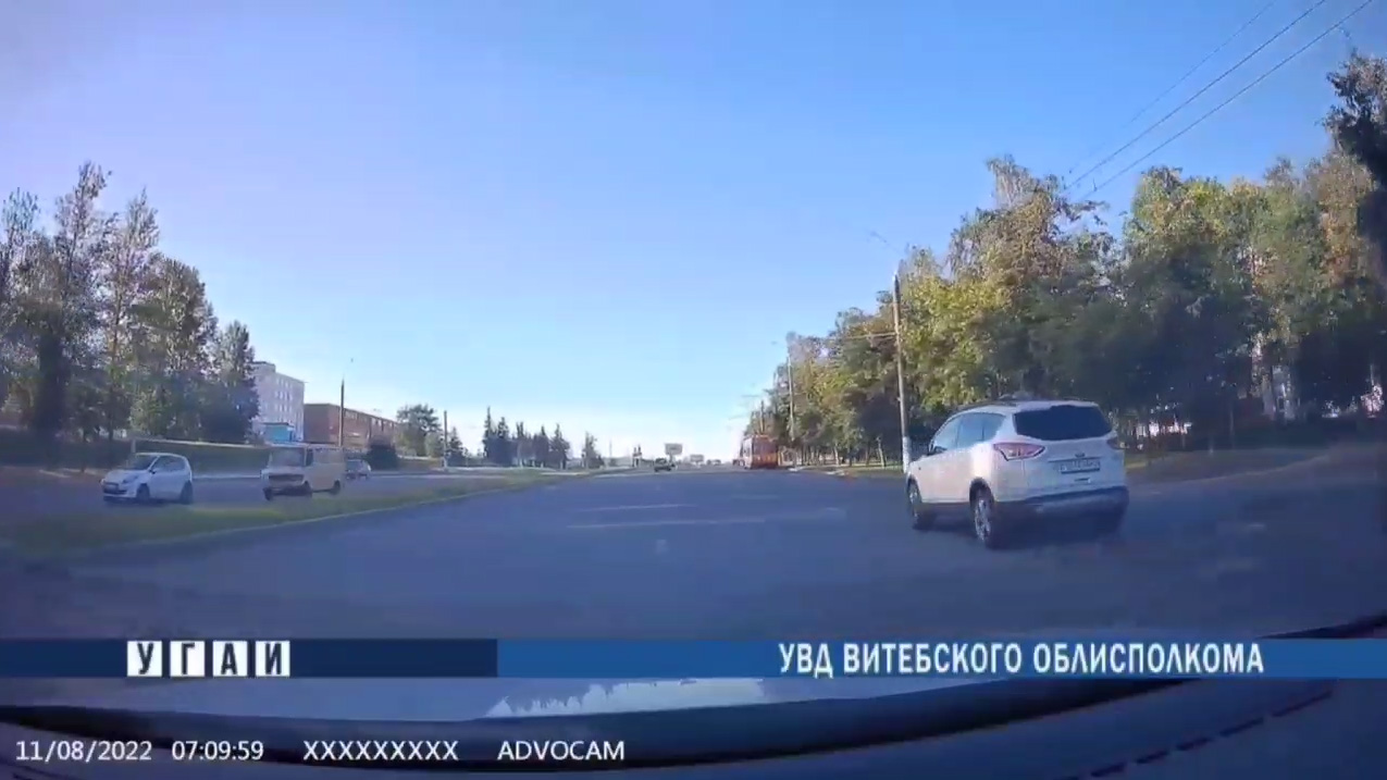 В Витебске бесправник пытался уйти от ГАИ