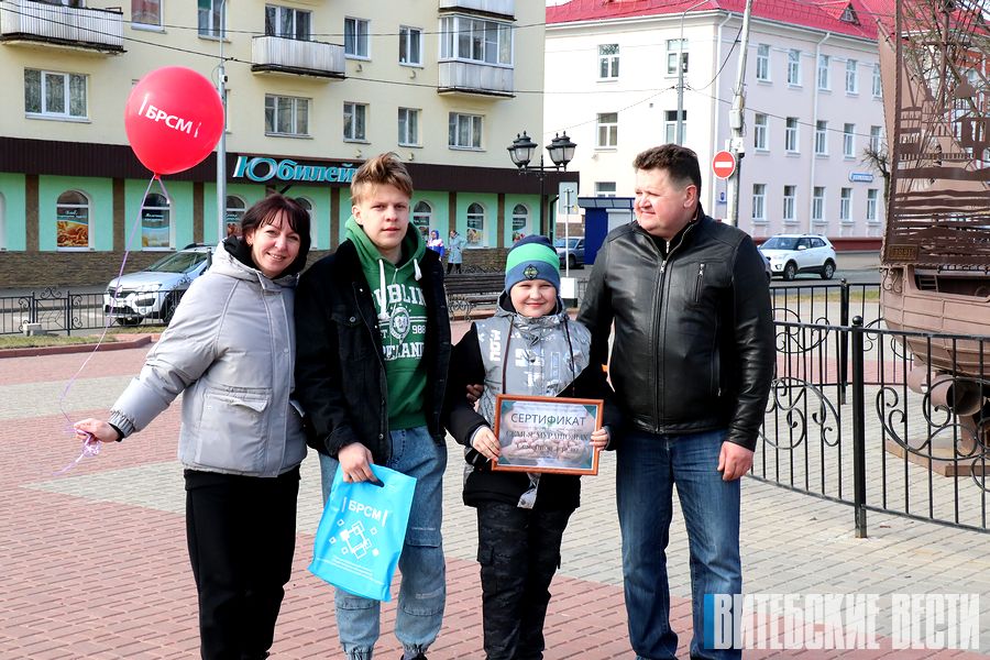 Около 100 лип высадили в центре Полоцка