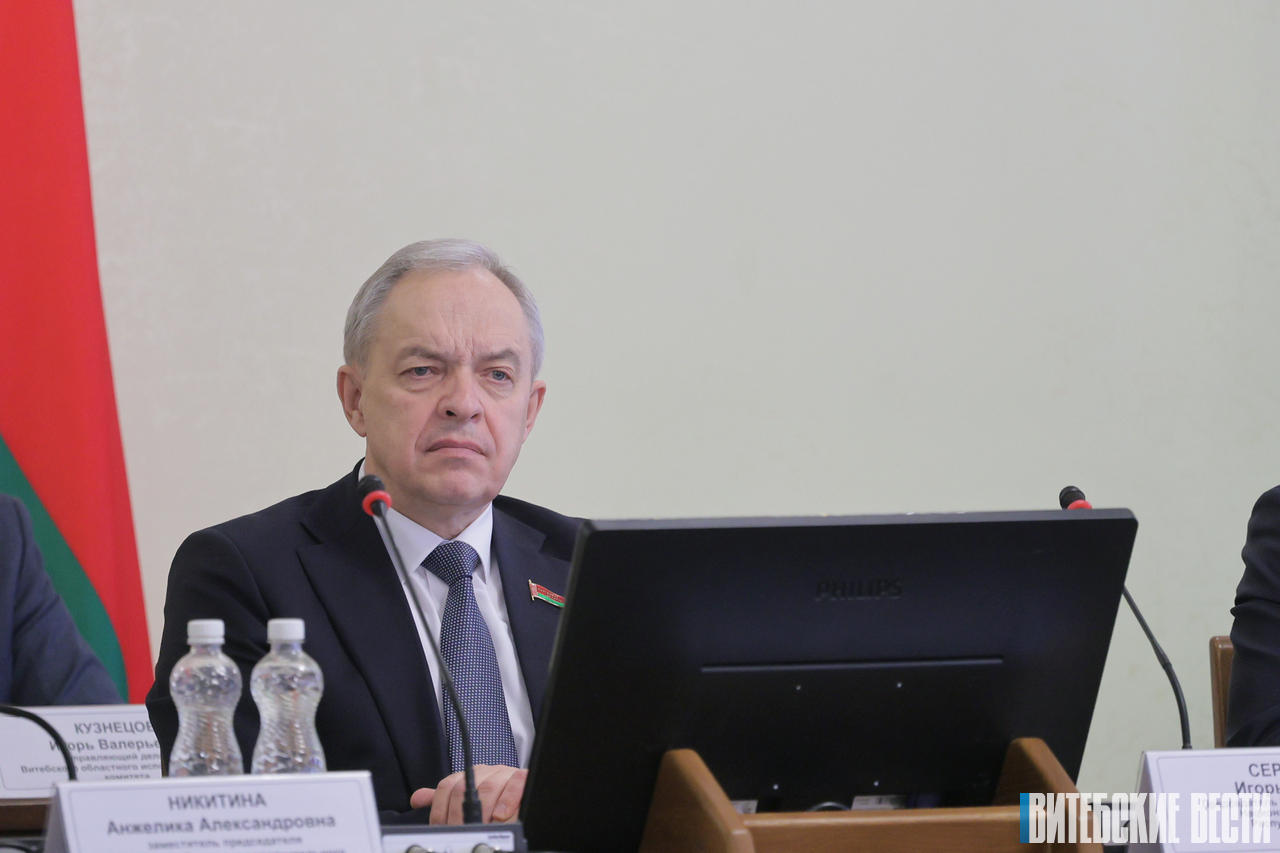 Председатель Палаты представителей Национального собрания Республики Беларусь Игорь Сергеенко совершает рабочую поездку в Витебскую область