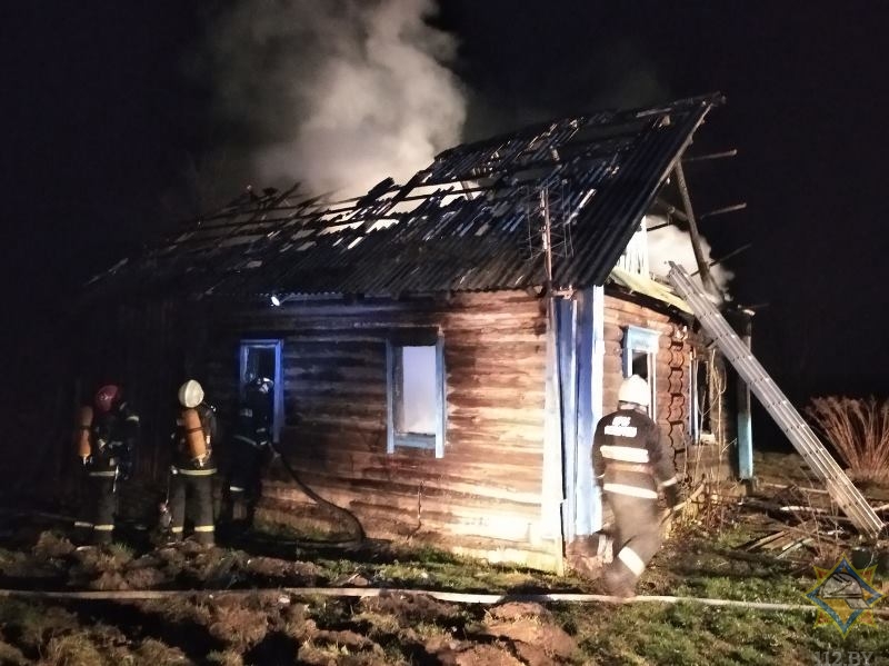 В Бешенковичском районе на пожаре погиб пенсионер