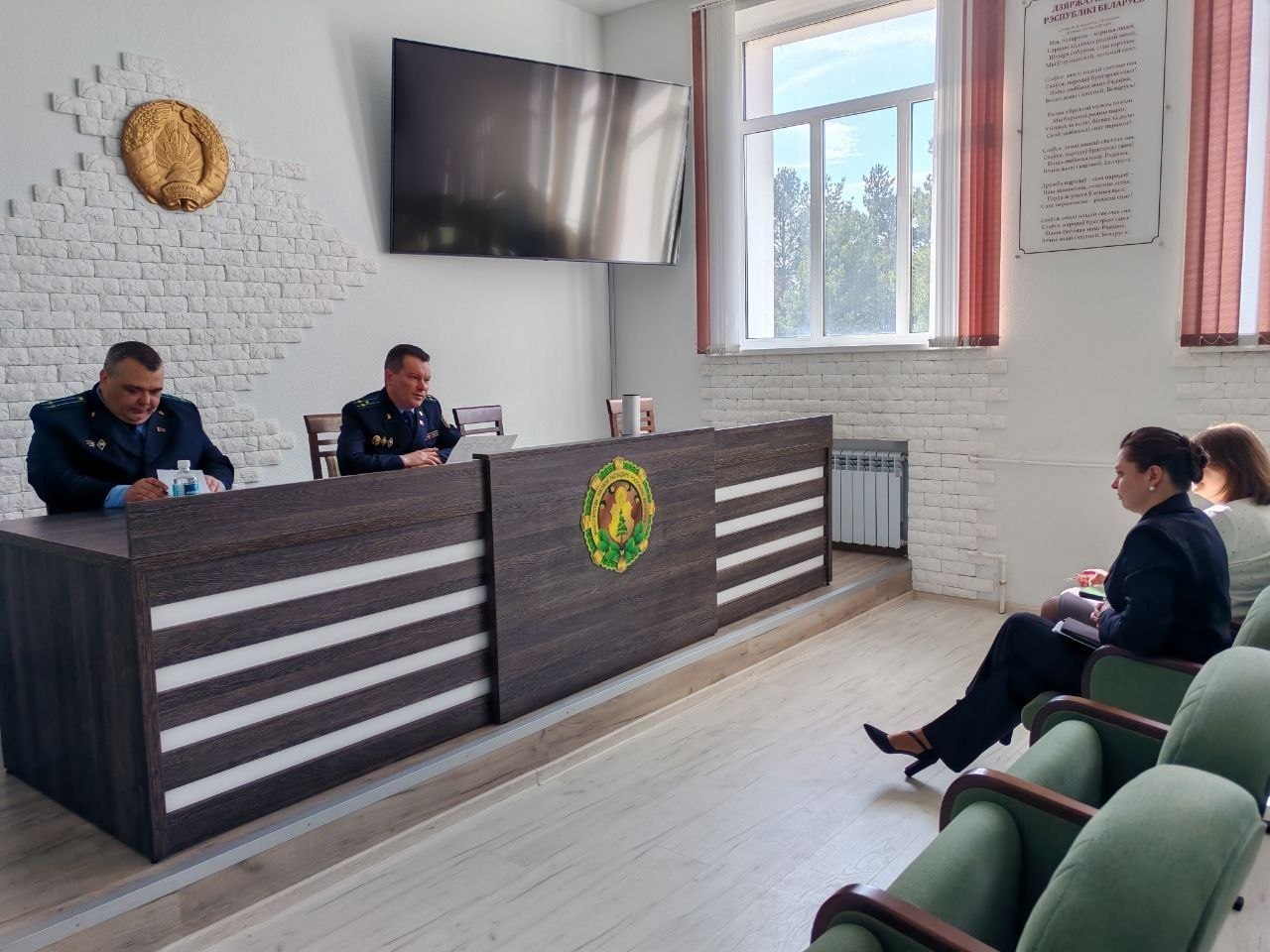 Заместитель прокурора Витебской области провел выездной прием граждан в Лиозненском лесхозе