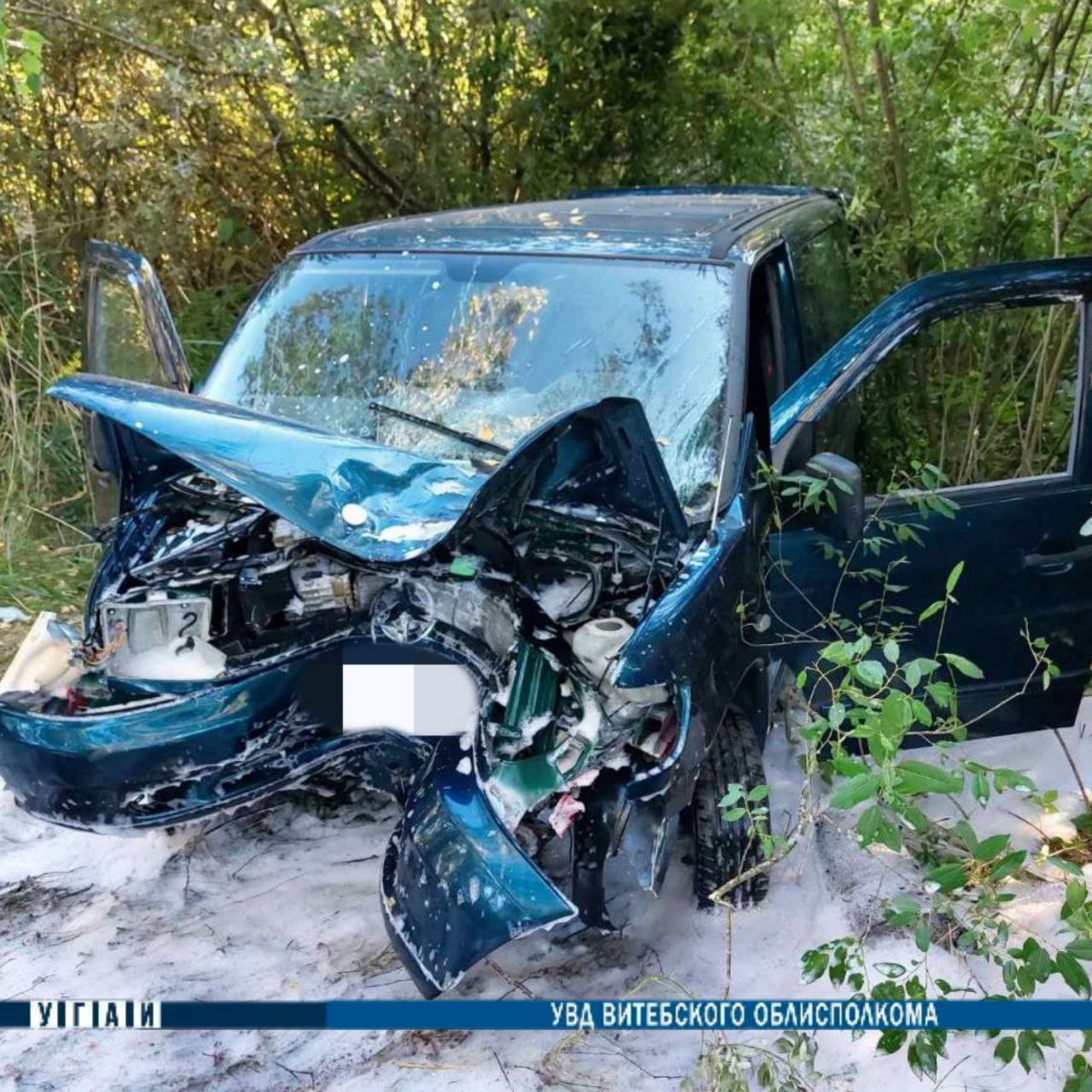 В Чашникском районе в ДТП 2 сентября пострадали два человека