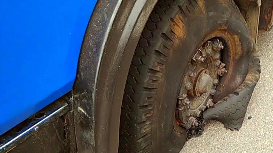 В Полоцке во время накачки колеса погиб водитель ДРСУ