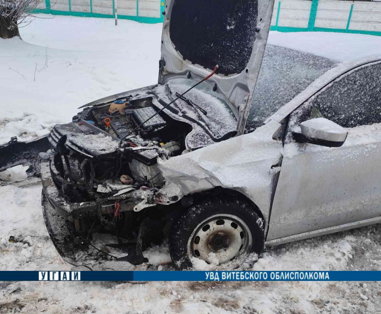 В Витебском районе лоб в лоб столкнулись две легковушки