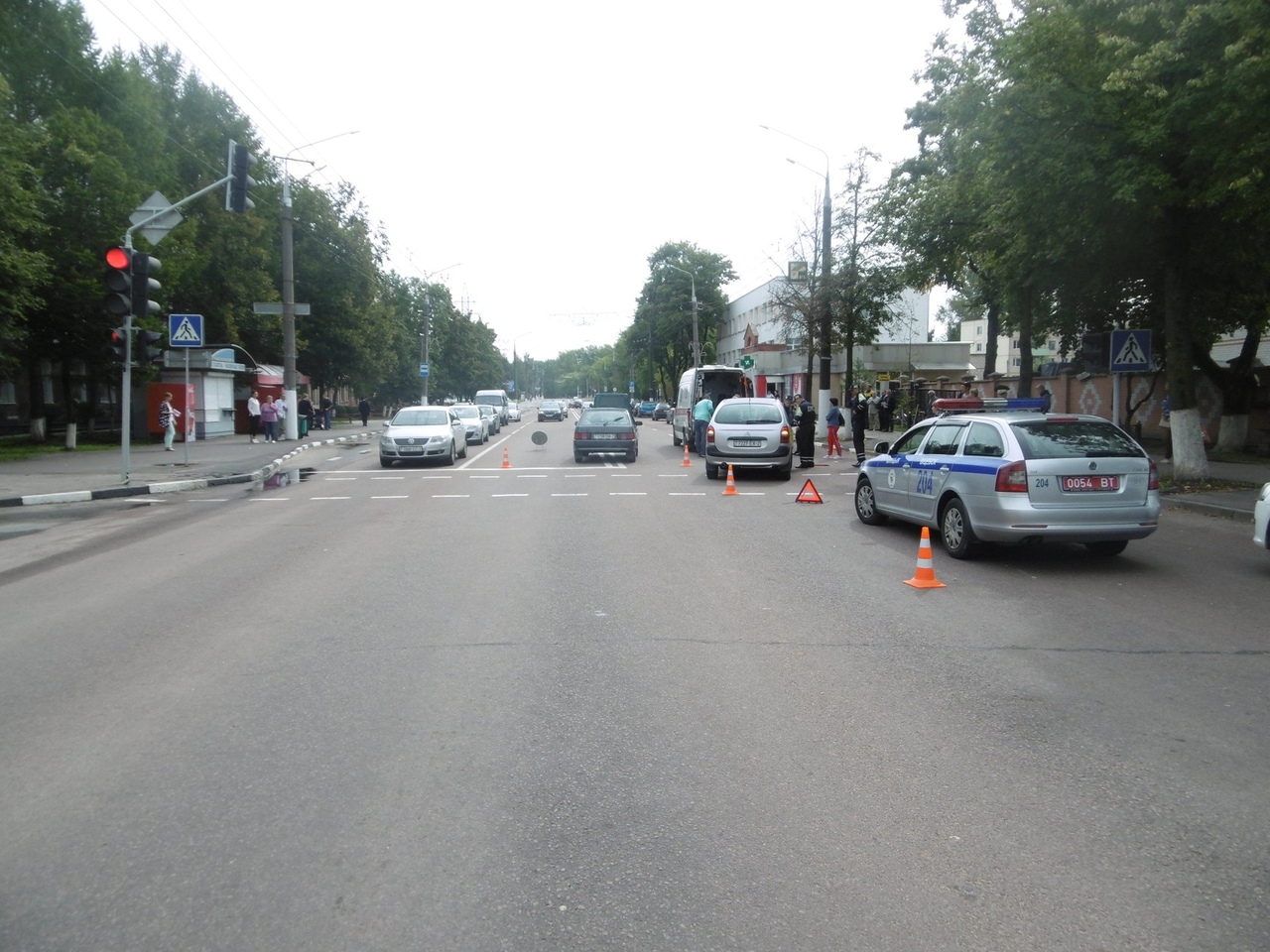 В Витебске легковушка травмировала женщину-пешехода