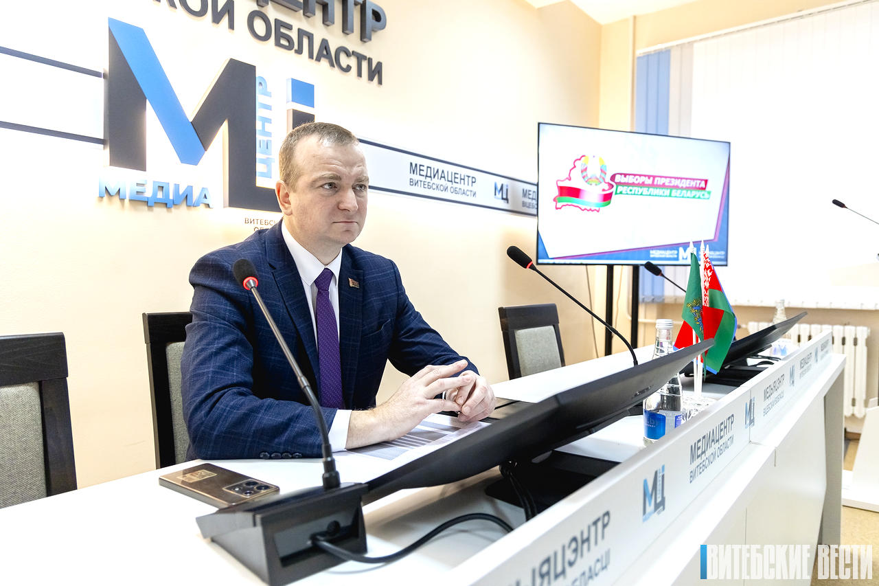 Дмитрий Хома рассказал, как прошли выборы Президента в Витебской области