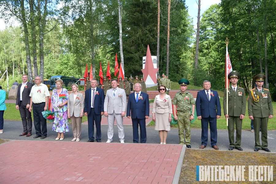 На Кургане Дружбы прошла 62-я встреча представителей России, Латвии и Беларуси