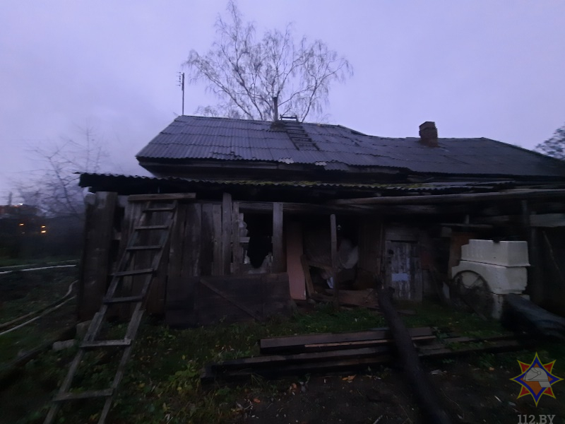 В Миорах на пожаре погибли двое мужчин