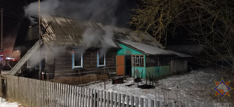 В Орше из-за пожара погиб пенсионер