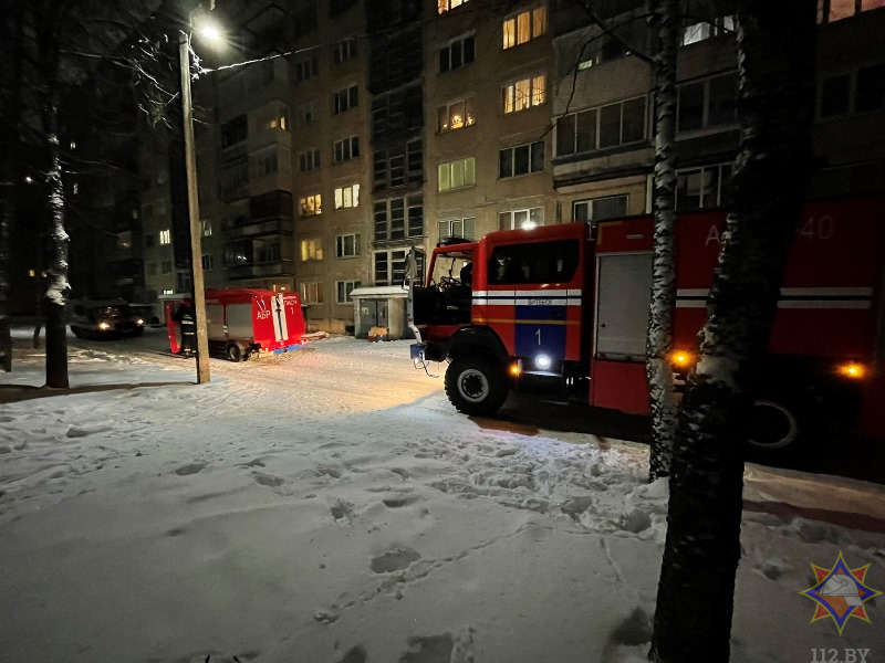 В Витебске работники МЧС спасли пенсионера