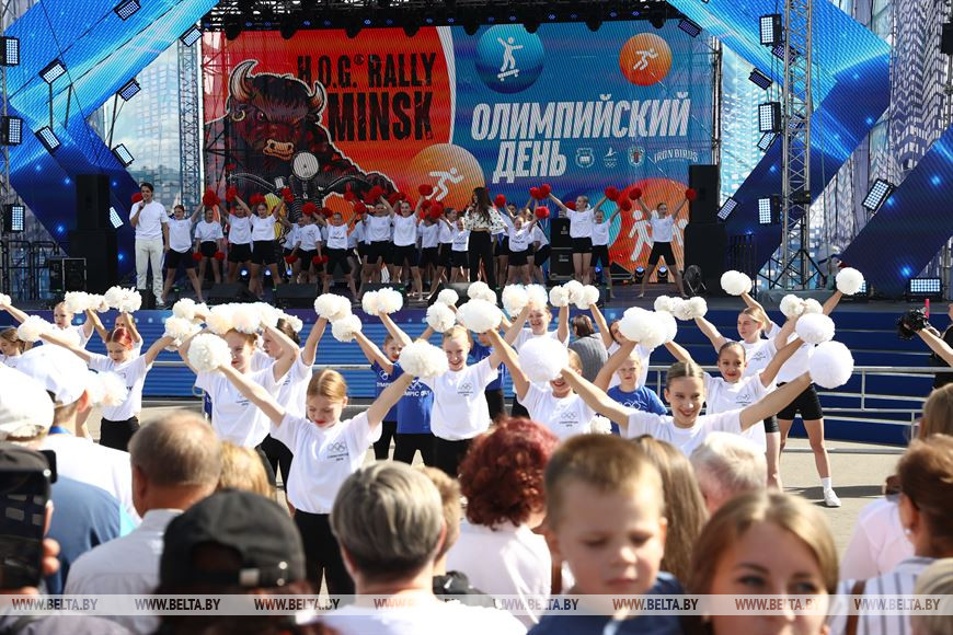 Международный Олимпийский день проходит в Минске