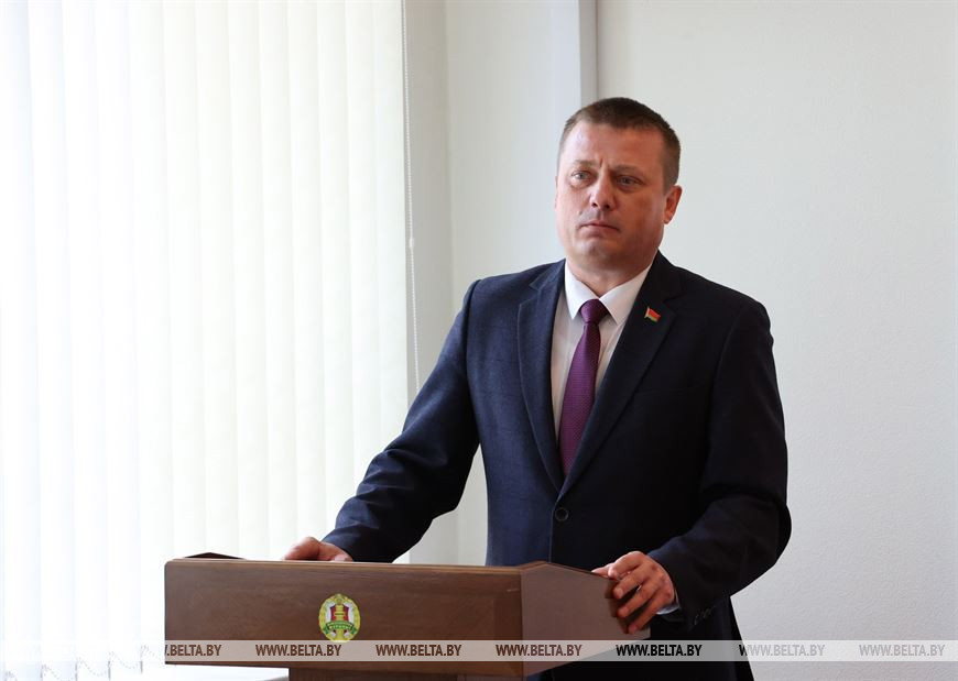 Новый министр юстиции Беларуси Сергей Хоменко представлен коллективу