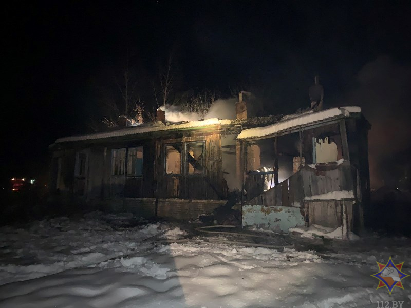 За выходные в Витебской области на пожарах погибли два человека