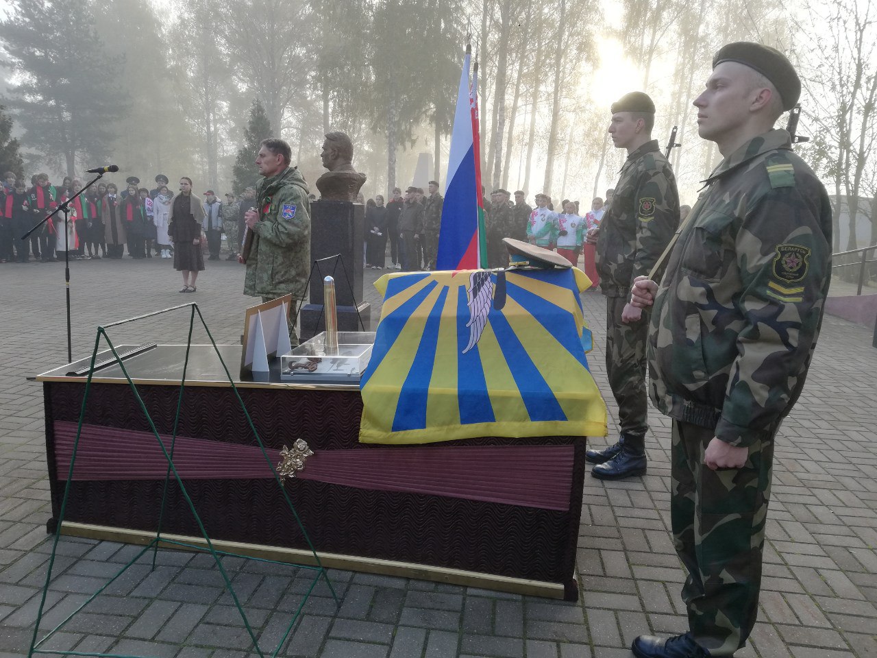 Останки красноармейца передали из Новополоцка для перезахоронения в Тверскую область