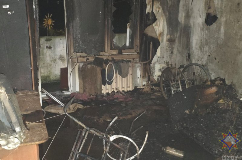 На пожаре в Городокском районе спасены 4 человека, 1 погиб