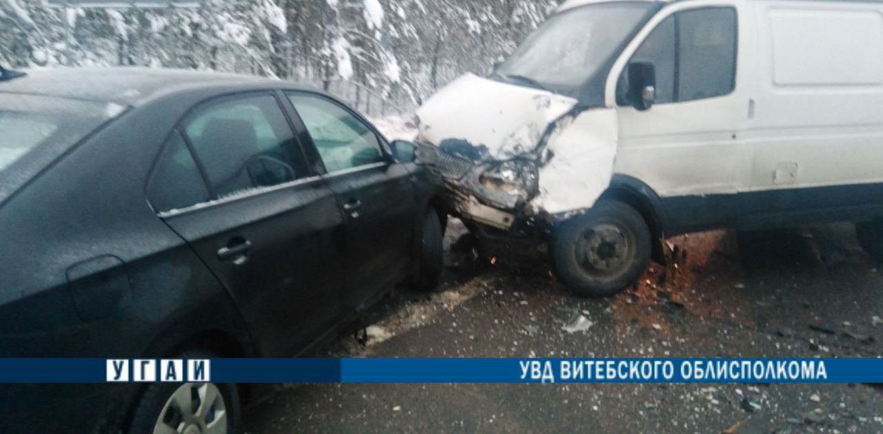 Два человека пострадали в ДТП в Бешенковичском районе