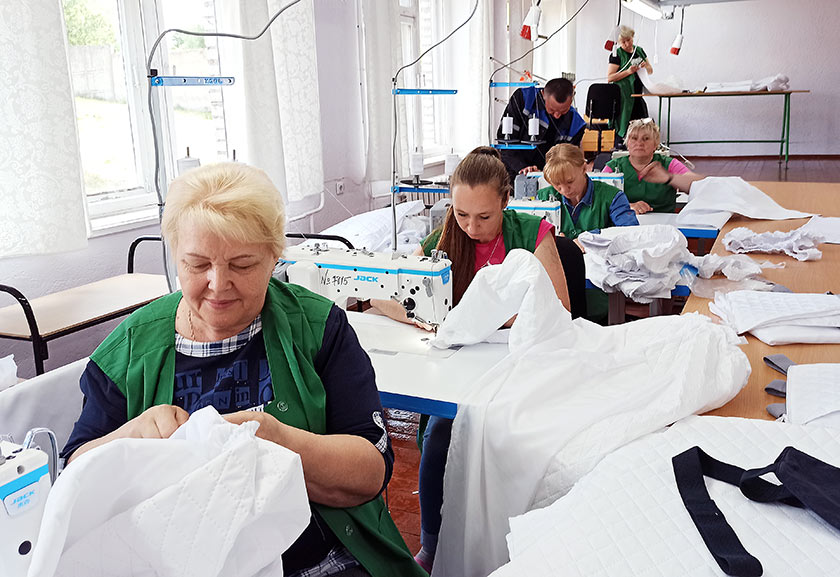 Швейный цех полоцкого филиала ОАО «Моготекс» открылся в Ушачах