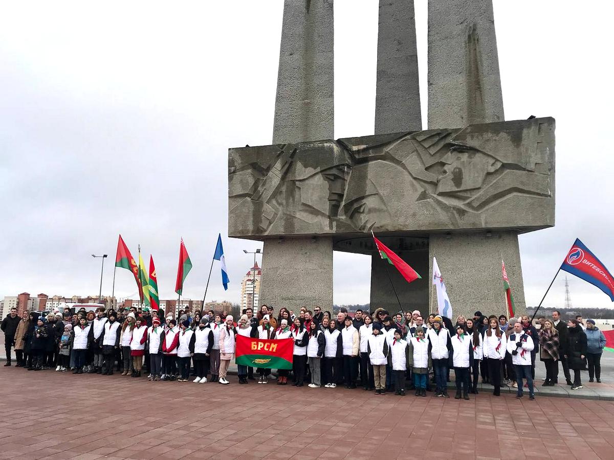 БРСМ Витебской области проводит областной патриотический марафон «АВТОПОЕЗД ПАМЯТИ»