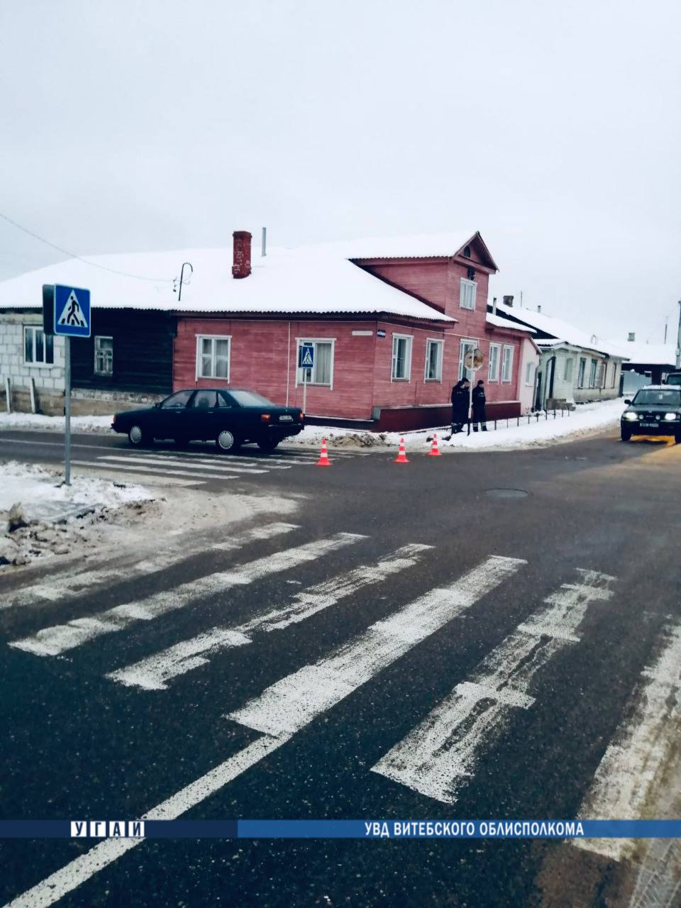 В Лепеле на пешеходном переходе легковушка сбила мужчину