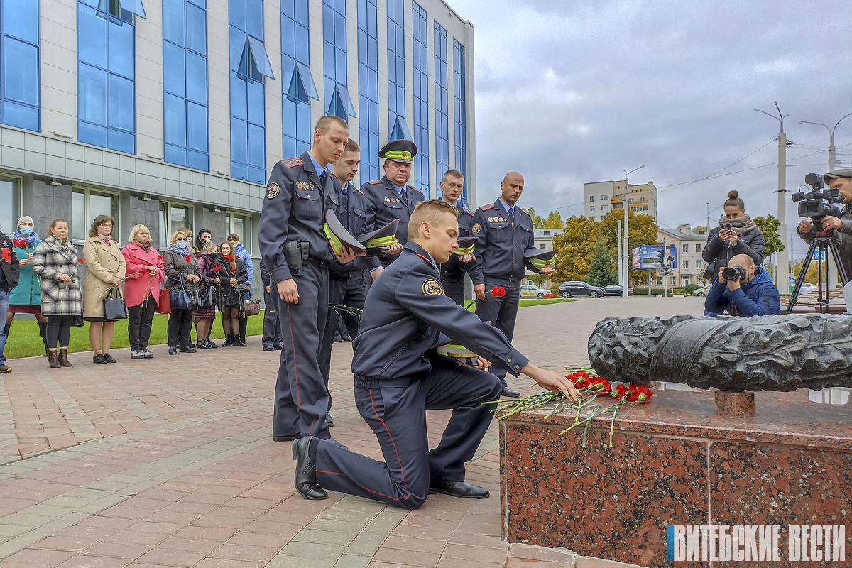В Витебске почтили память сотрудника КГБ, погибшего в ходе спецоперации