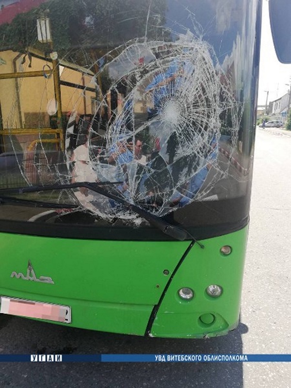 В Поставах автобус сбил велосипедиста