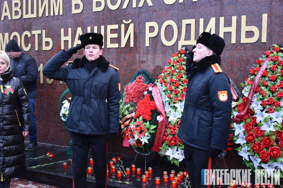 В деревне Шапуры Витебского района открыли реконструированный мемориальный комплекс