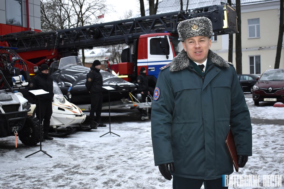 Сергей Мелешкин: "Подразделения МЧС Витебщины в 2024 году более 2,3 тыс. раз выезжали на ликвидацию пожаров и возгораний, спасено 67 человек, из которых 9 – дети"
