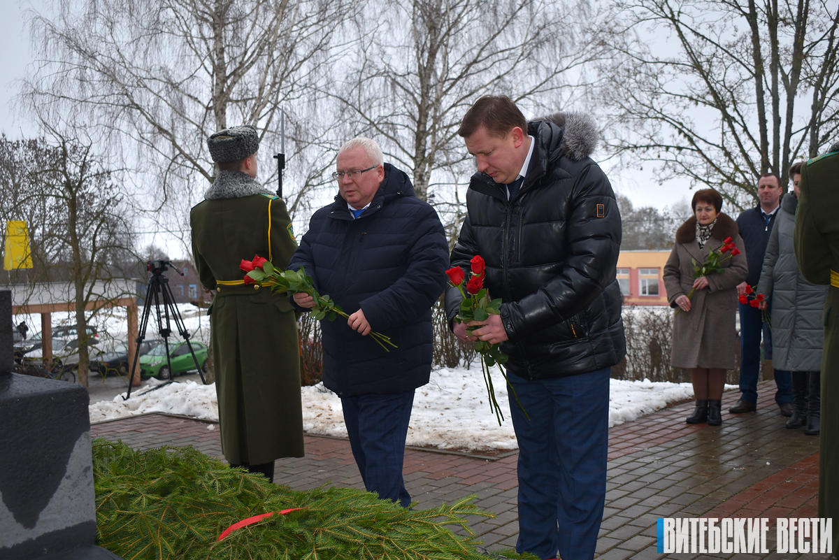 В Освее прошёл митинг-реквием, посвящённый жертвам карательных операций