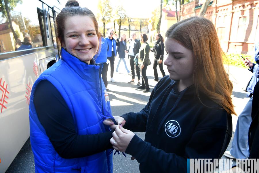 В Витебске стартовал республиканский проект «Автопоезд #Беларусь.Молодежь.Созидание»