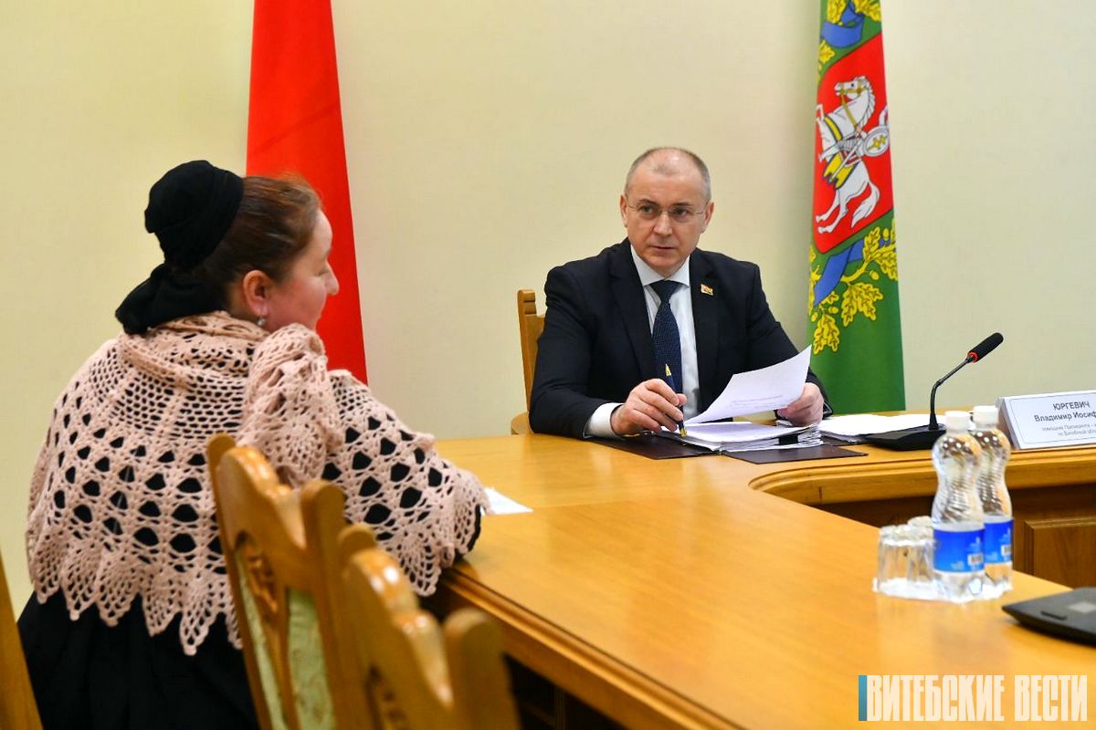 С какими проблемами обращались жители Витебской области к Владимиру Юргевичу?