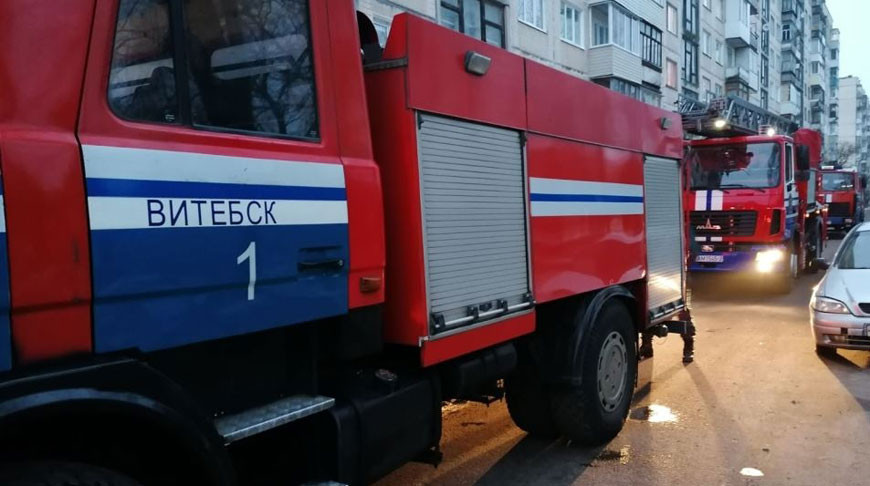В Витебске из-за пожара в многоэтажке эвакуировали 18 человек