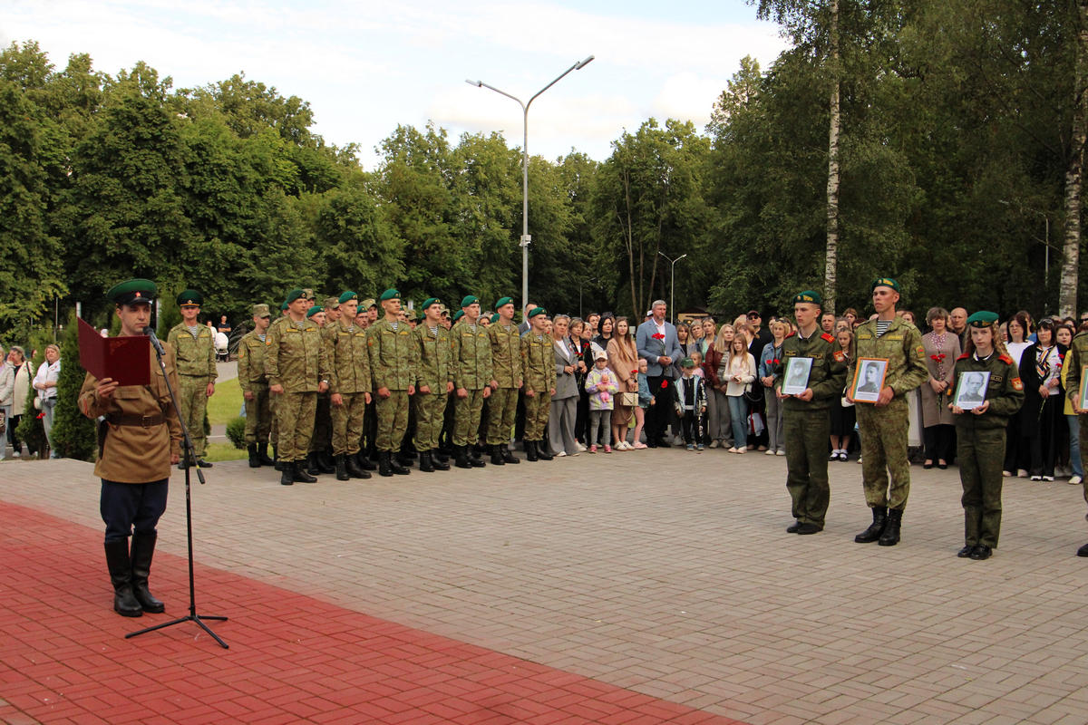 В Полоцке прошла акция-памяти «Боевой расчёт»