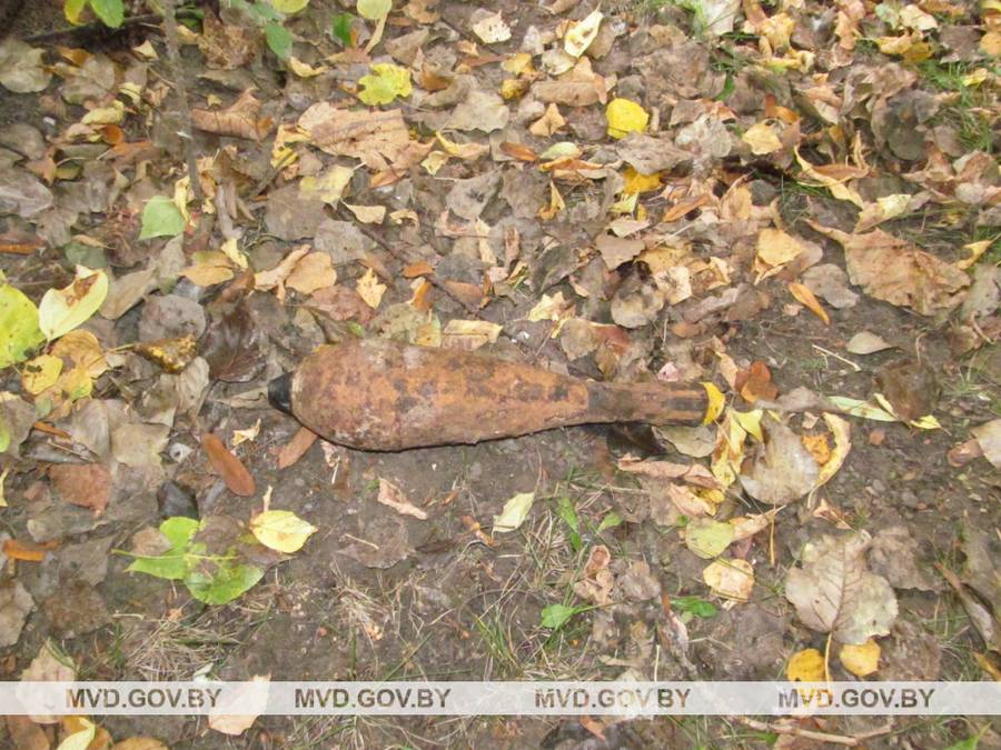 В Витебске во дворе одной из многоэтажек была найдена мина