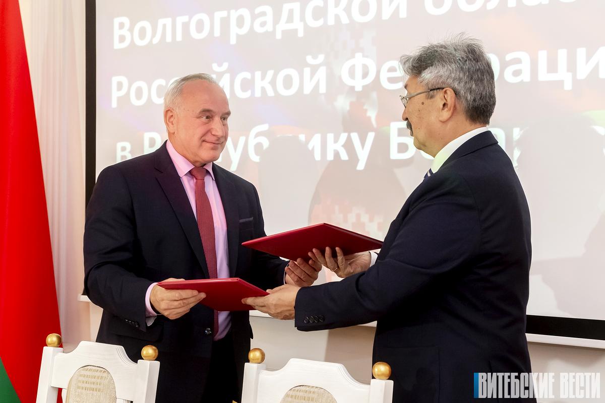 С деловым визитом в Витебске побывала делегация Волгоградской области