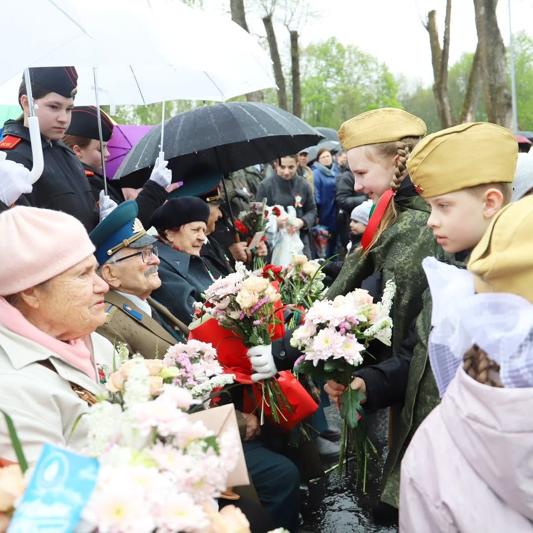 81-й победный май Полоцк встретил у Кургана Бессмертия
