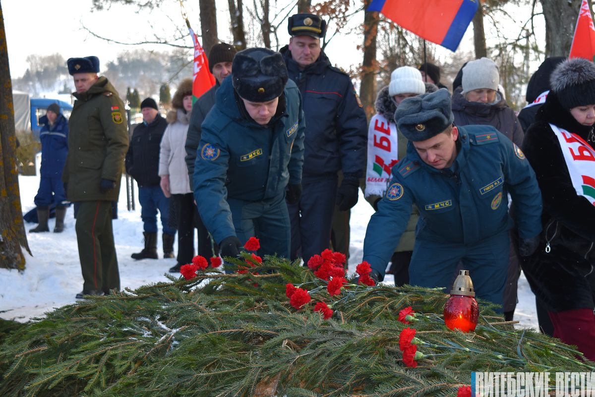 Останки 27 воинов Первой мировой войны перезахоронили в Витебской области