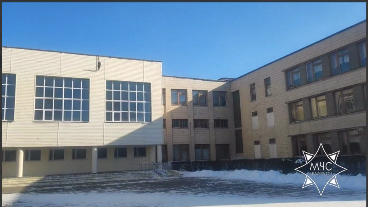 В Витебске в школе горел тир