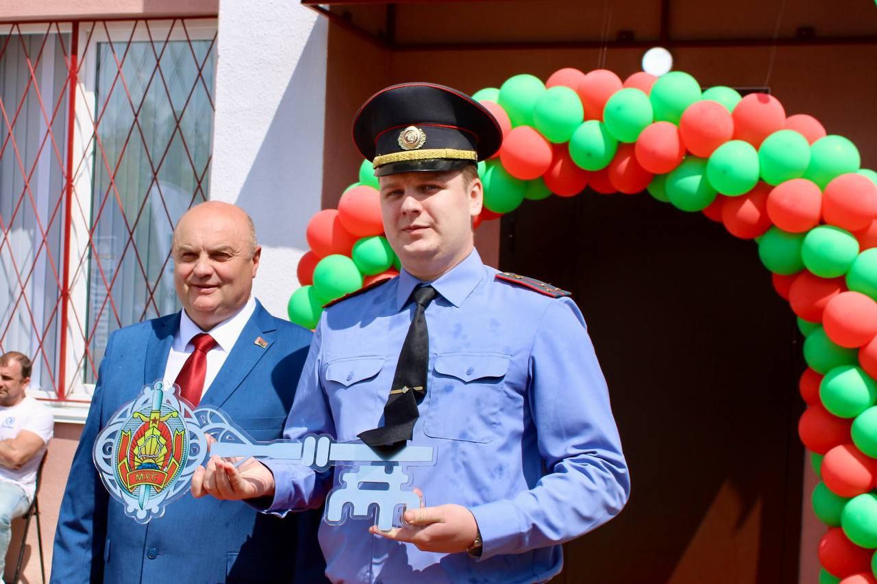 В Новополоцке открыли обновленное здание общественного пункта охраны правопорядка