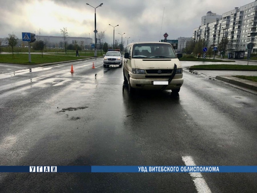 На проспекте Победы в Витебске иномарка сбила пешехода