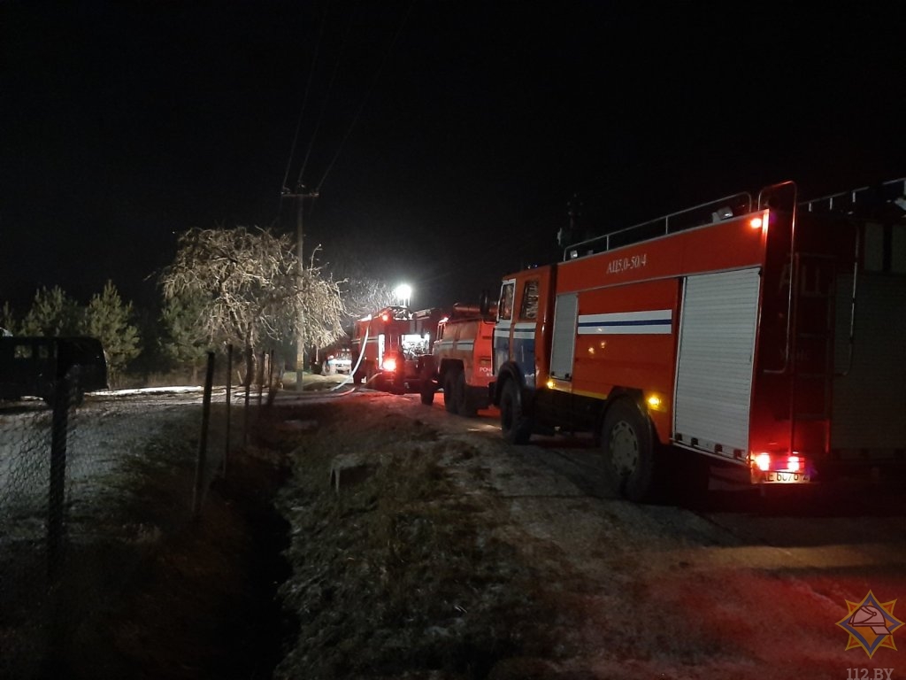 На пожаре в Шумилино погиб мужчина