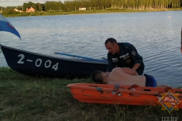 В Витебске спасли тонущего мужчину, он был пьян