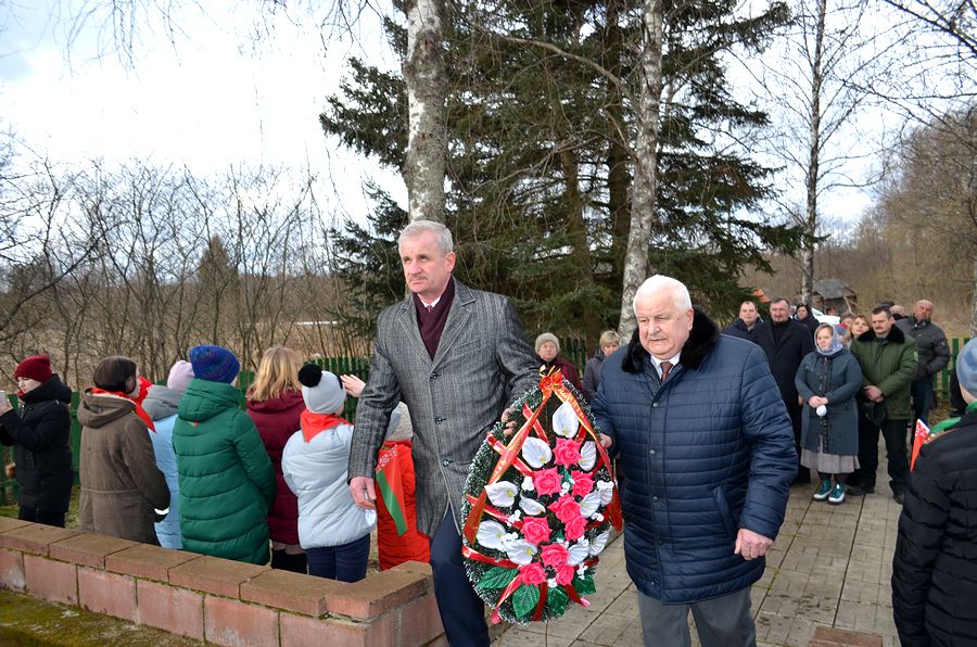 В деревне Кветча Лепельского района почтили память погибших в годы Великой Отечественной войны