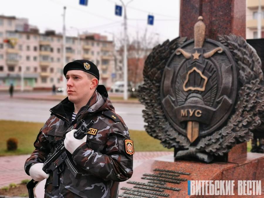В Витебске отметили очередную годовщину образования белоруской милиции