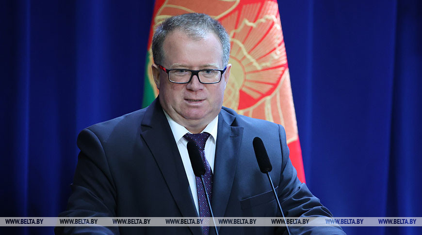 Председателем правления Белкоопсоюза избран первый заместитель председателя Витебского облисполкома Олег Мацкевич
